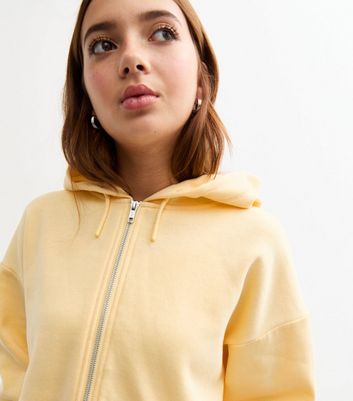 Oversized yellow hoodie online