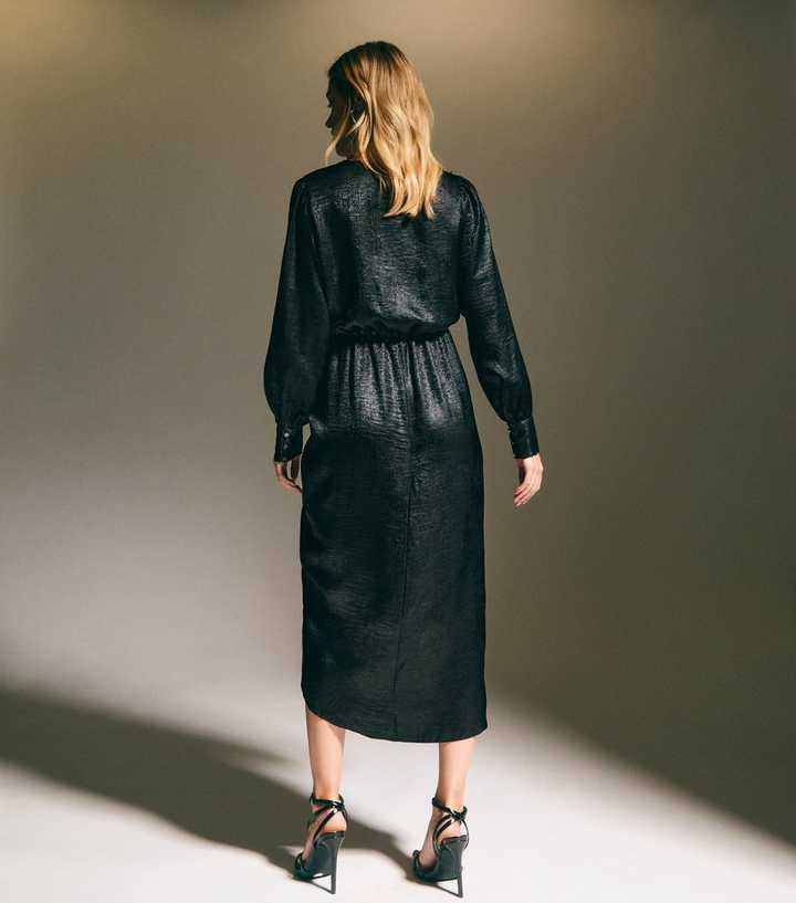 zimmermann long sleeve midi dress Zimmermann Emblem Tuck Silk Midi Shirt Dress
