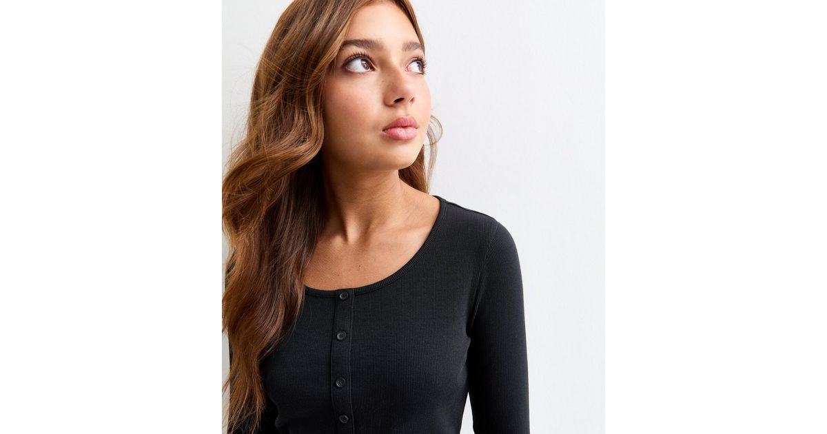 FBZ Girls Kay Long Sleeve Rib Stitch Top main image 0
