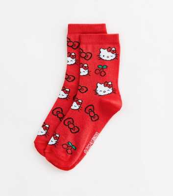 Red Hello Kitty Socks