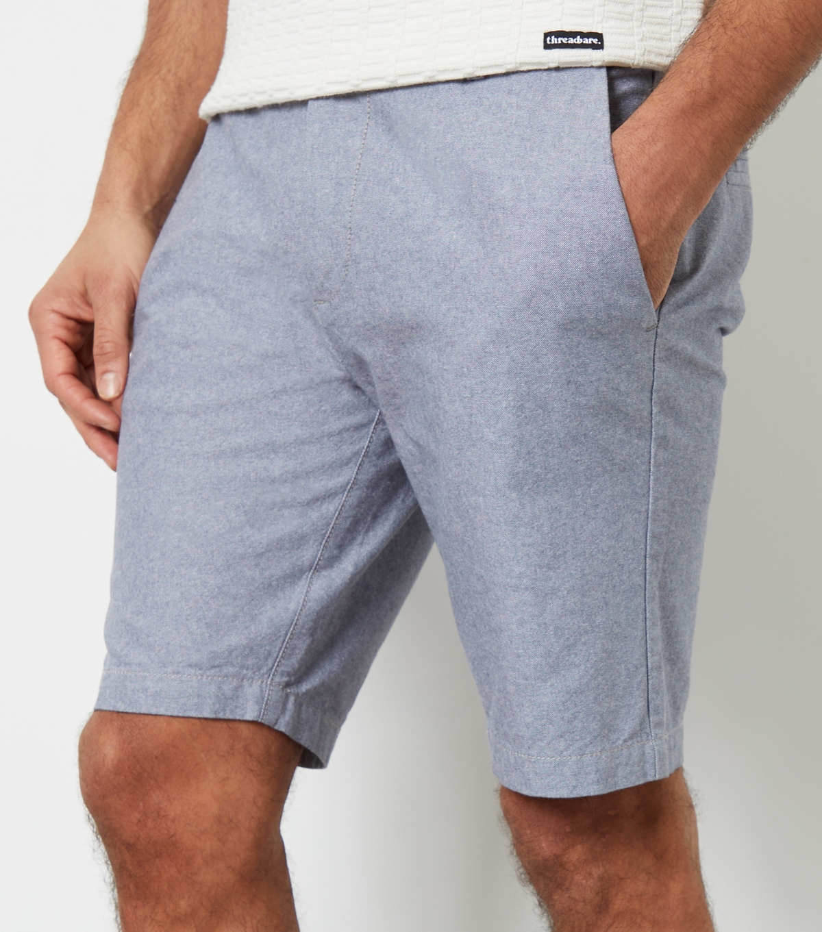 Men's Blue Chino Shorts Threadbare New Look