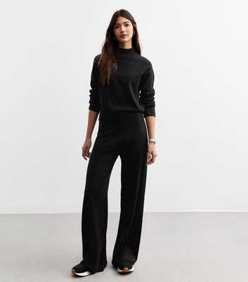 Black Wide Leg Trousers