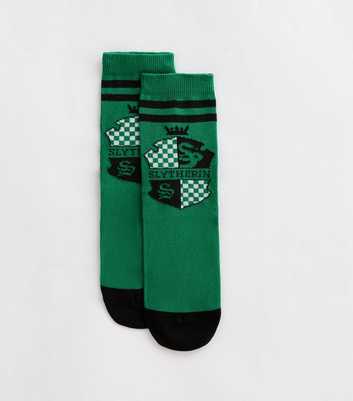 Green Harry Potter Slytherin Socks