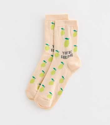 Cream You're Sublime Socks