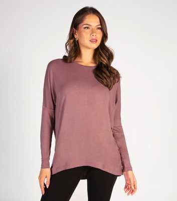 Pineapple Brown Drop Shoulder Long Sleeve T-Shirt