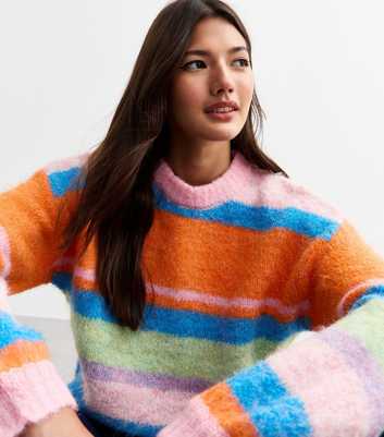 Sunshine Soul Multicolour Striped Knit Jumper