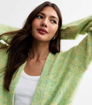 Sunshine Soul Mint Green Boyfriend Cardigan