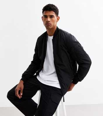 Only & Sons Black Bomber Jacket