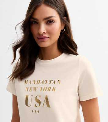 Off White Manhattan New York USA T-Shirt 