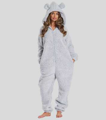 Loungeable Silver Borg Onesie with Ears