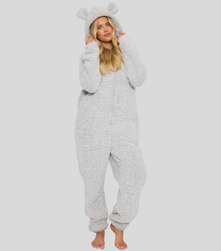 Loungeable Silver Borg Onesie with Ears