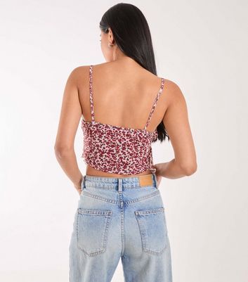 Floral cami top discount