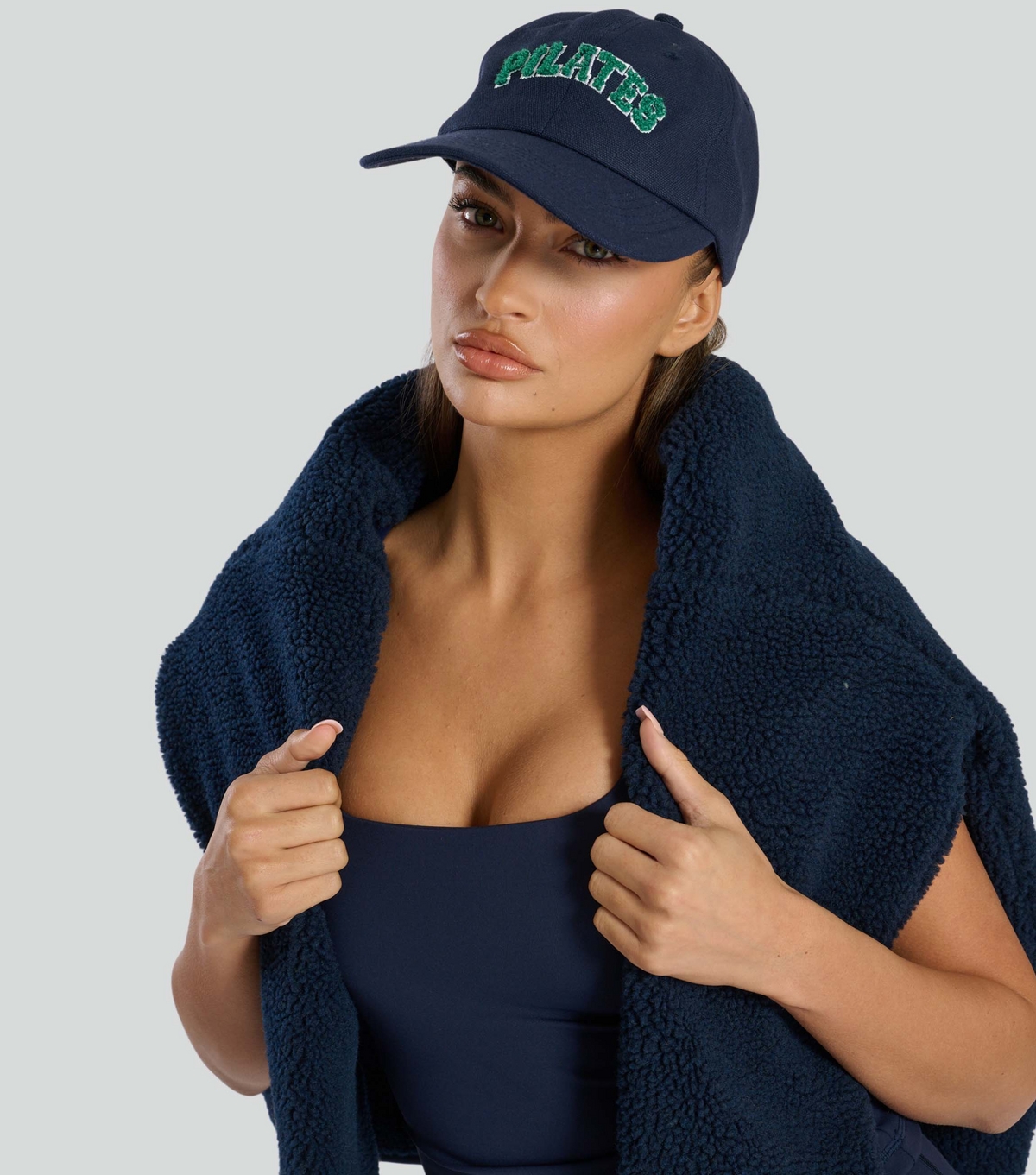 Navy Pilates Cap South Beach New Look