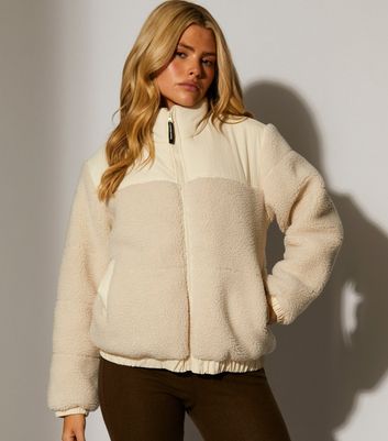 Urban Classics Ladies Panel Padded Pullover Jacket – Lightweight Hooded Jacket With Kangaroo Pocket (XS) - View #6