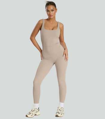 South Beach Stone Scoop Neck Unitard