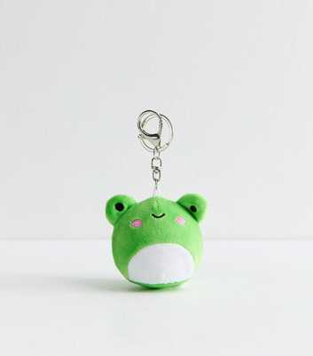 Green Frog Fabric Bag Charm