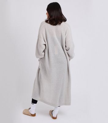 Urban Bliss Grey Longline Cardigan | New Look