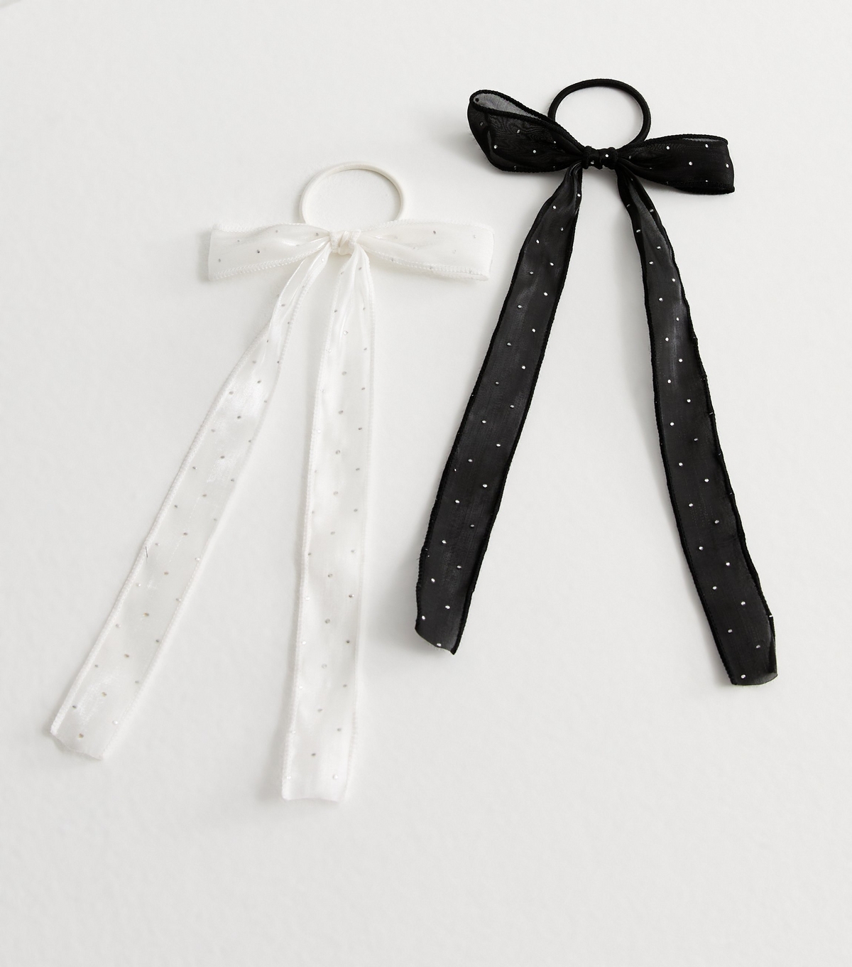 2 Pack Multicolour Diamante Embellished Hair Bands New Look