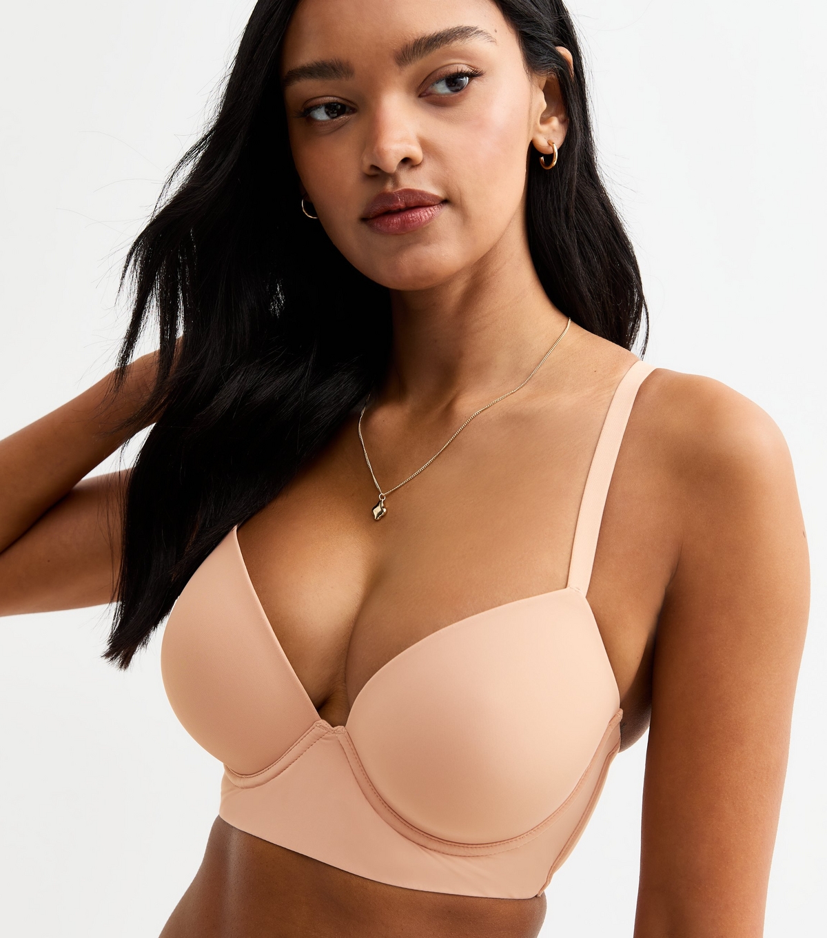 Women's Tan DD+ Multiway Padded Underwired Bra New Look