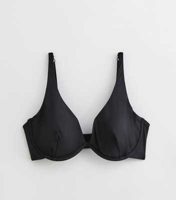 Black DD+ Smooth Multiway Non Padded Bra