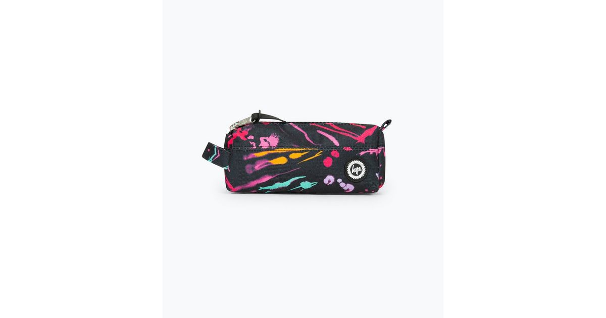 HYPE Black Animal Print Pencil Case New Look hype-black-animal-print-pencil-case-new-look