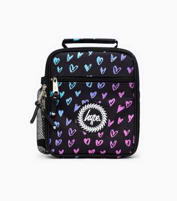 HYPE Black Scribble Heart Lunch Box