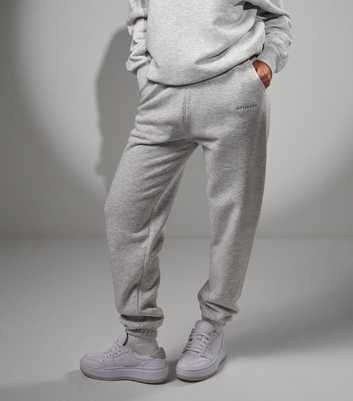 Gym King Pale Grey Relaxed Fit Joggers