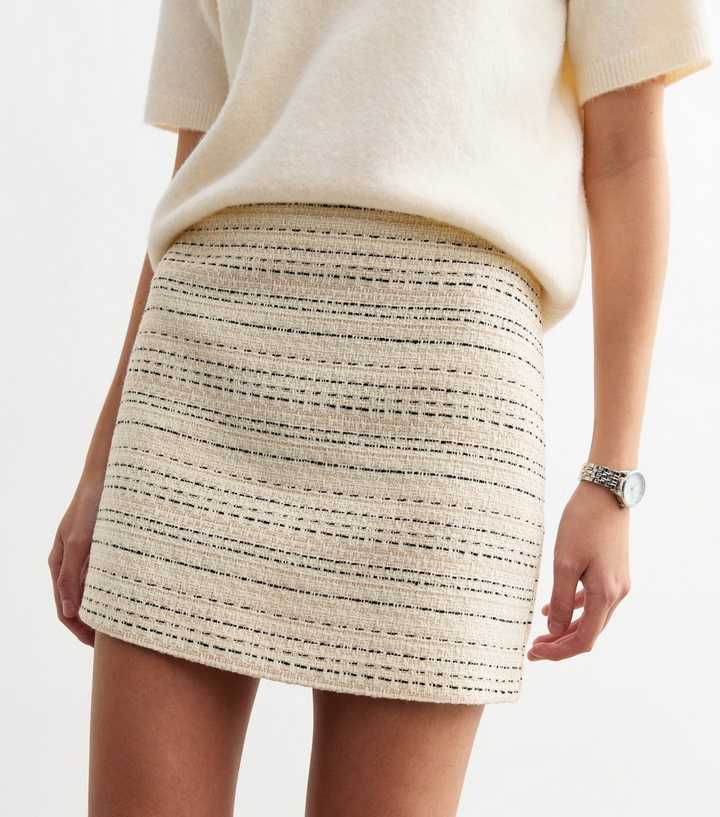 美品】digne | little a line skirt (cream)