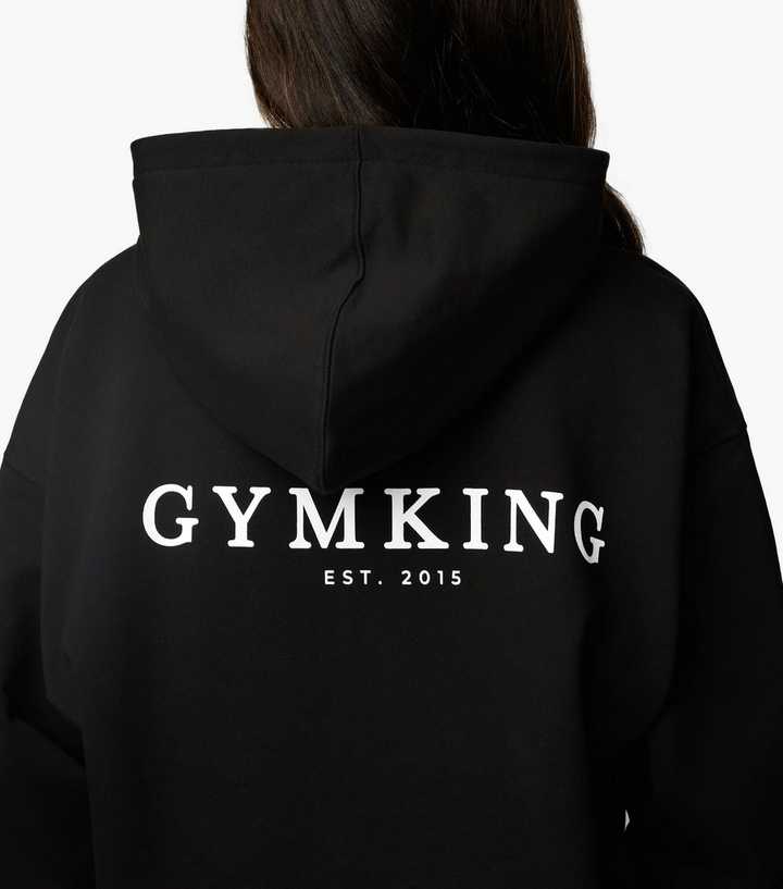 Sweat à Capuche Femme Gym King - Noir - Taille 12 - Coton