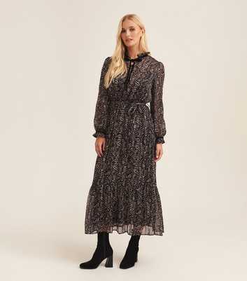 Gini London Paisley Chiffon Maxi Dress