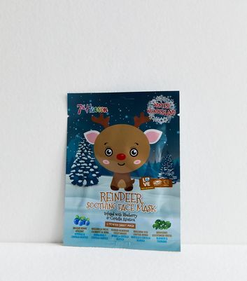 7th Heaven Christmas Reindeer Sheet Mask New Look