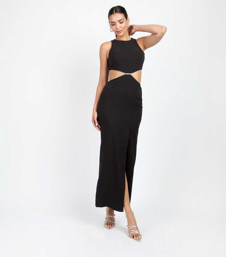chinese dress ladies Little Mistress Women's Nicky Embellished Sequin Maxi Dress, Black, 10 UK :  Amazon.co.uk: Fashion main image 1