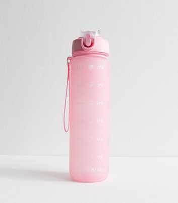 Pink Message Printed Drinking Bottle