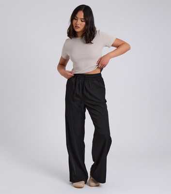 Urban Bliss Black Wide Leg Trousers