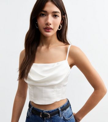 corset top satin