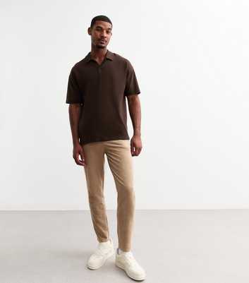 Only & Sons Light Brown Tapered Corduroy Trousers