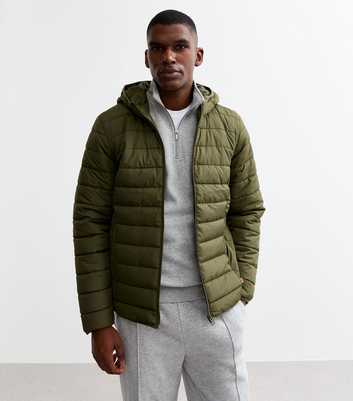 Only & Sons Khaki Regular Quilted Jacket