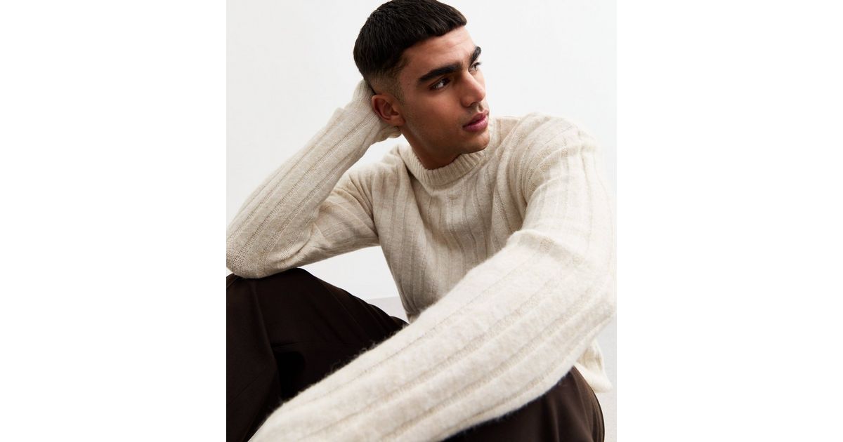 5110009 Off-White Crew Neck Jumper