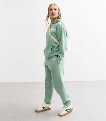 Girls Green Best Version Of Me Joggers