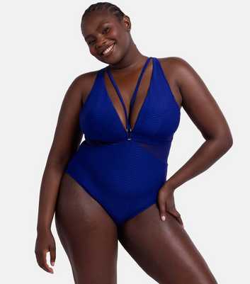 Dorina Bright Blue Shaping Swimsuit