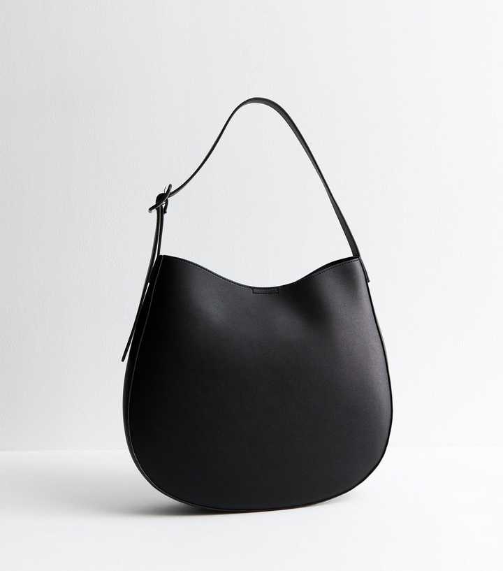 Stylish Versatile Black Tassel Faux Leather Shoulder Bag main image 1