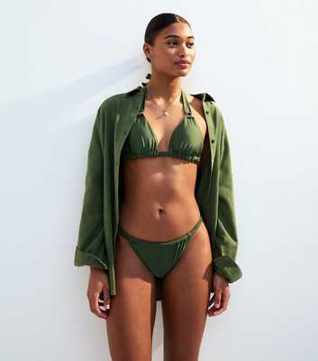 Mix and Match Khaki Tanga Bikini Bottoms