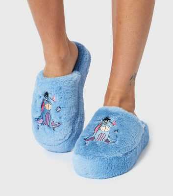 Skinnydip Blue Disney Eeyore Slippers