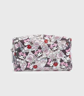 Skinnydip Iridescent Kuromi Bow Makeup Bag