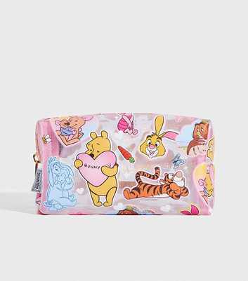 Skinnydip Pink Winnie The Pooh Sticker Makeup Bag 