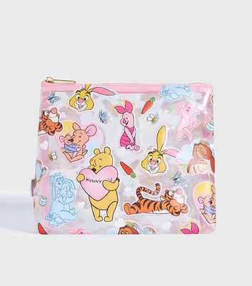 Skinnydip Pink Winnie The Pooh Clear Wash Bag 