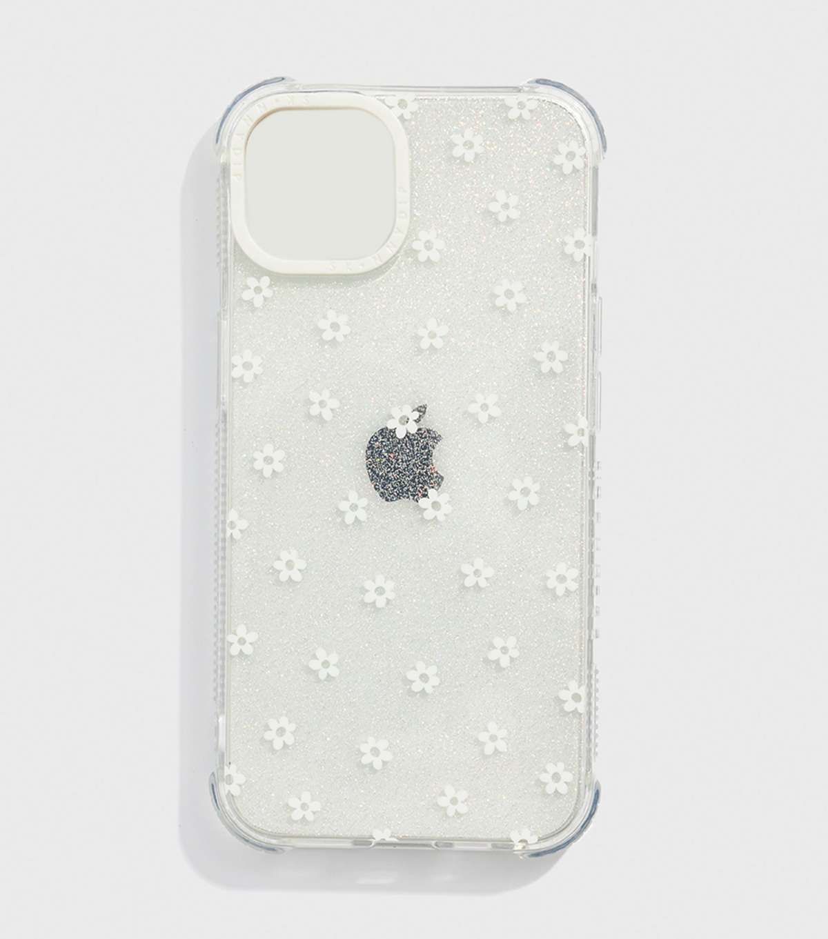 White Sparkle Ditsy Flower iPhone Case Skinnydip New Look