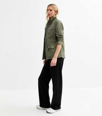 Tall Khaki Four Pocket Shacket