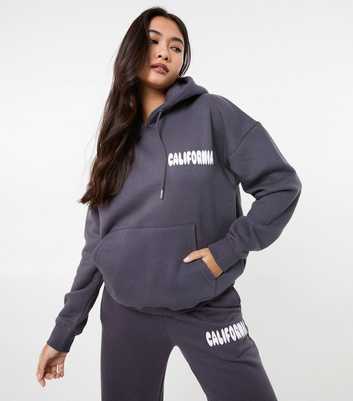 Pink Vanilla Grey California Oversized Hoodie 