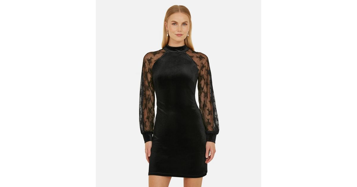 Vivo Yumi Long Sleeve Tent Shirt Dress - Black main image 0